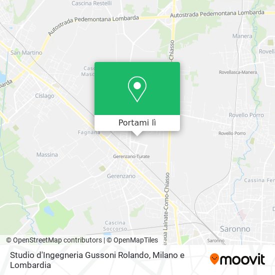 Mappa Studio d'Ingegneria Gussoni Rolando