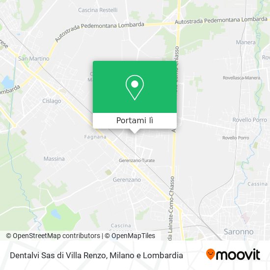 Mappa Dentalvi Sas di Villa Renzo