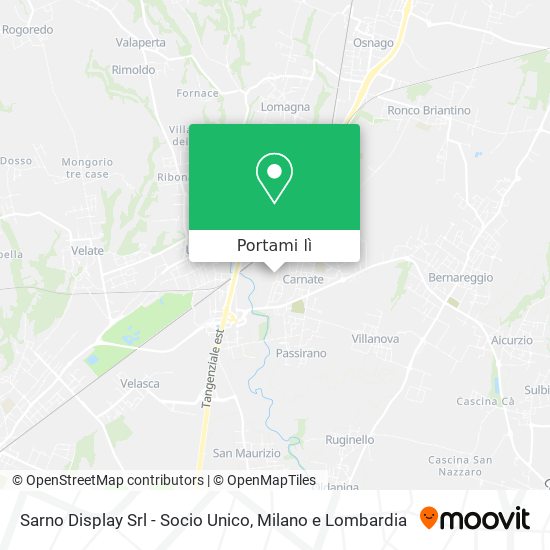 Mappa Sarno Display Srl - Socio Unico