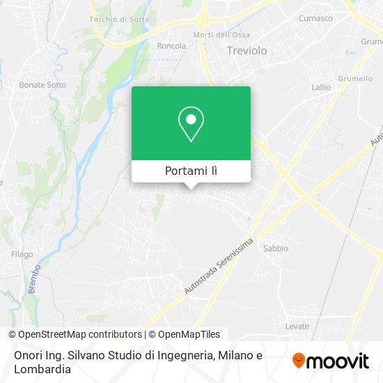 Mappa Onori Ing. Silvano Studio di Ingegneria