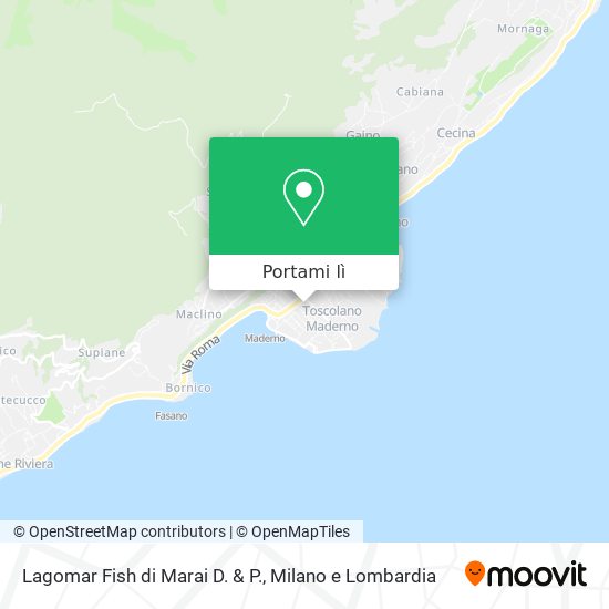 Mappa Lagomar Fish di Marai D. & P.