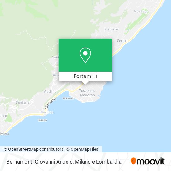 Mappa Bernamonti Giovanni Angelo