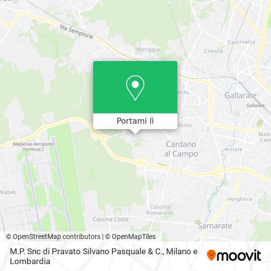 Mappa M.P. Snc di Pravato Silvano Pasquale & C.