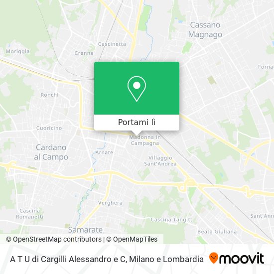 Mappa A T U di Cargilli Alessandro e C