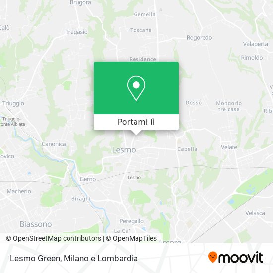 Mappa Lesmo Green