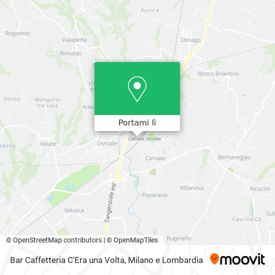 Mappa Bar Caffetteria C'Era una Volta