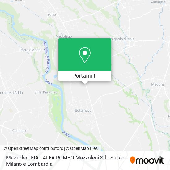 Mappa Mazzoleni FIAT ALFA ROMEO Mazzoleni Srl - Suisio