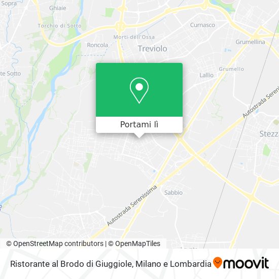 Mappa Ristorante al Brodo di Giuggiole