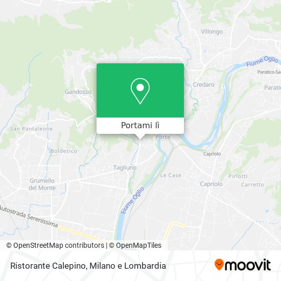 Mappa Ristorante Calepino