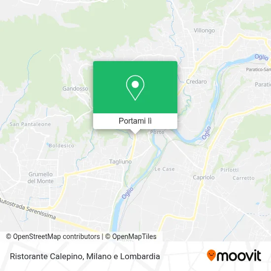 Mappa Ristorante Calepino
