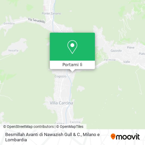 Mappa Besmillah Avanti di Nawazish Gull & C.