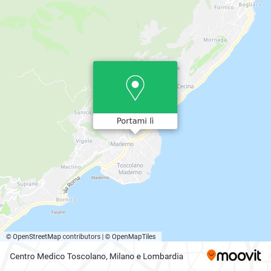 Mappa Centro Medico Toscolano