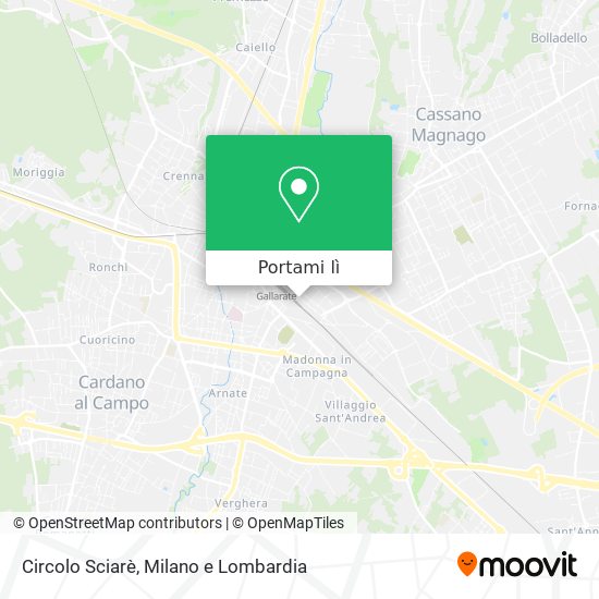 Mappa Circolo Sciarè