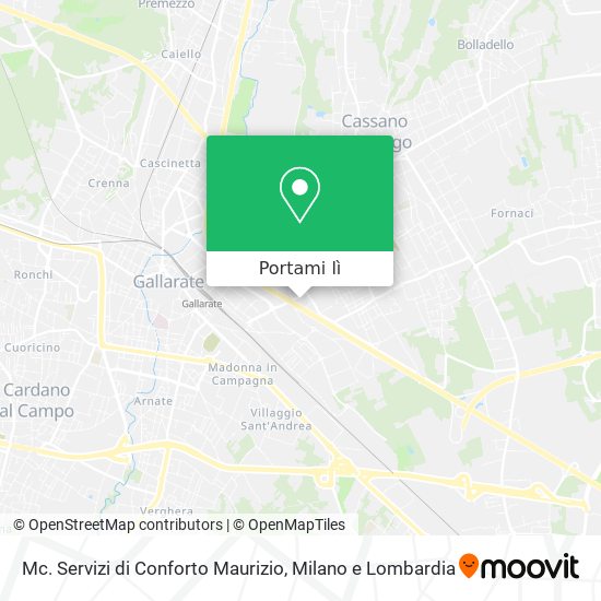Mappa Mc. Servizi di Conforto Maurizio