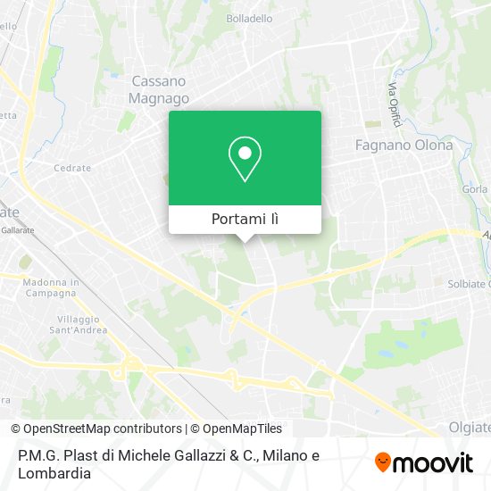 Mappa P.M.G. Plast di Michele Gallazzi & C.