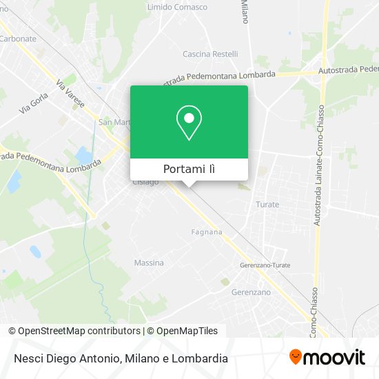 Mappa Nesci Diego Antonio