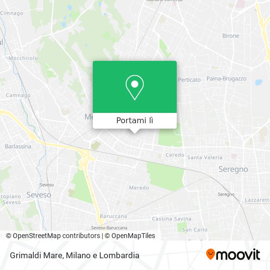 Mappa Grimaldi Mare