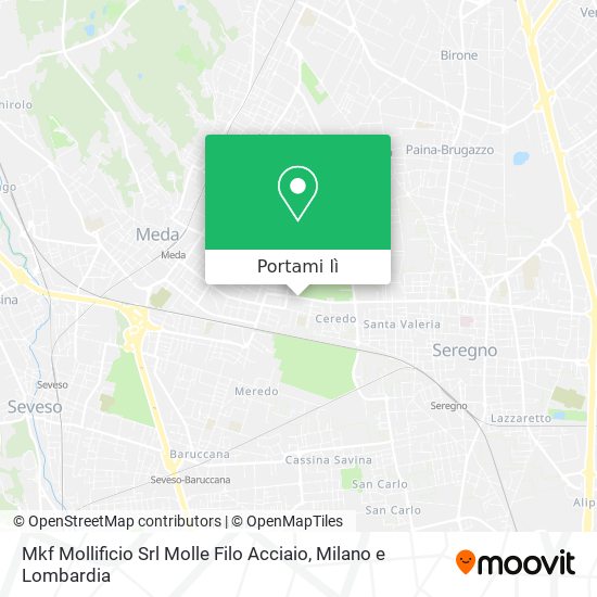 Mappa Mkf Mollificio Srl Molle Filo Acciaio