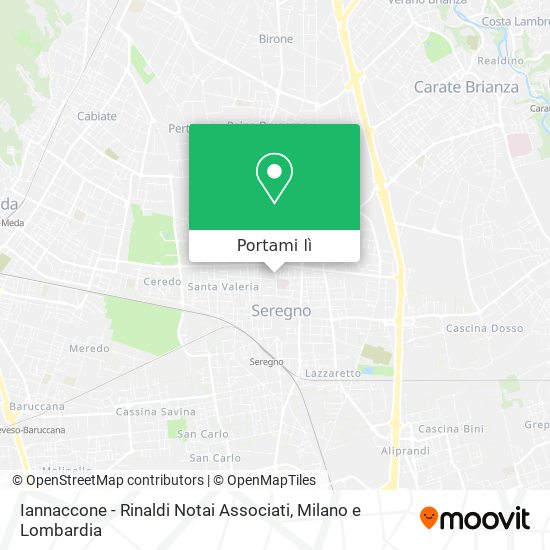Mappa Iannaccone - Rinaldi Notai Associati