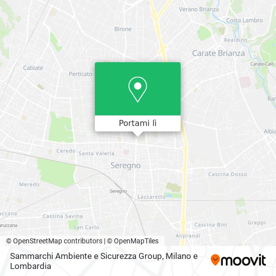 Mappa Sammarchi Ambiente e Sicurezza Group