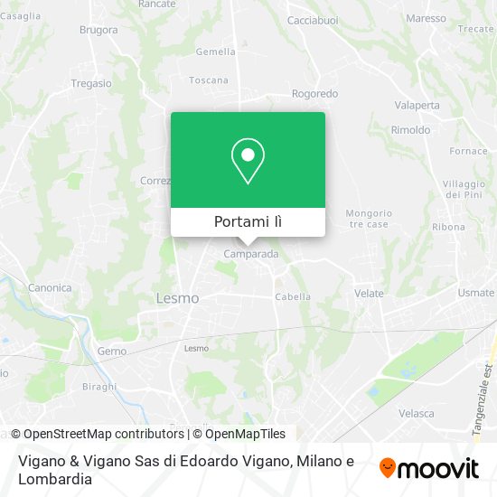 Mappa Vigano & Vigano Sas di Edoardo Vigano