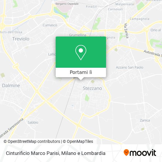 Mappa Cinturificio Marco Parisi