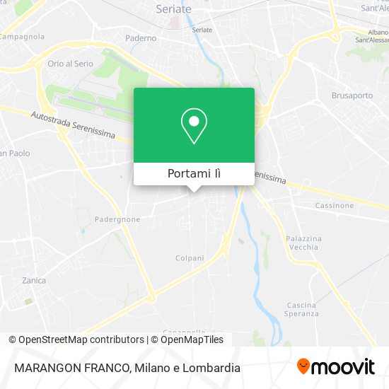 Mappa MARANGON FRANCO