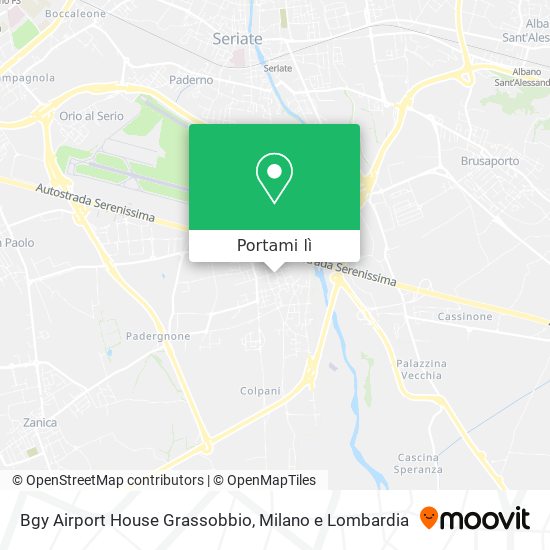 Mappa Bgy Airport House Grassobbio