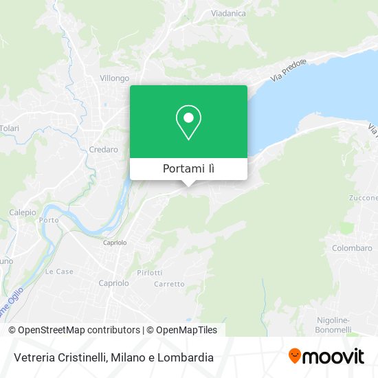 Mappa Vetreria Cristinelli