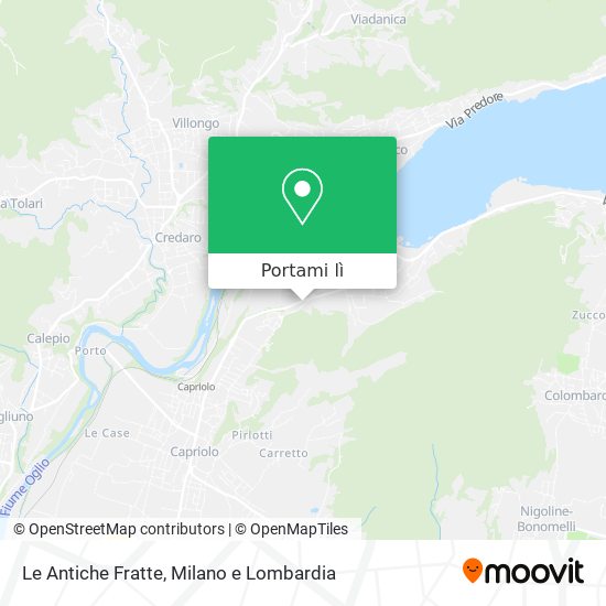 Mappa Le Antiche Fratte