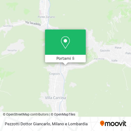 Mappa Pezzotti Dottor Giancarlo