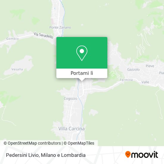 Mappa Pedersini Livio