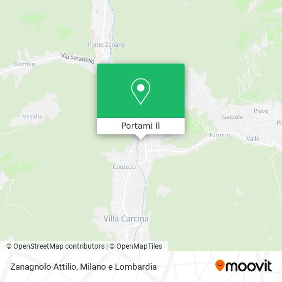 Mappa Zanagnolo Attilio