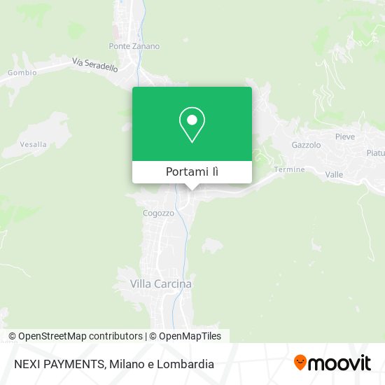 Mappa NEXI PAYMENTS