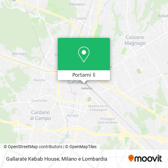 Mappa Gallarate Kebab House