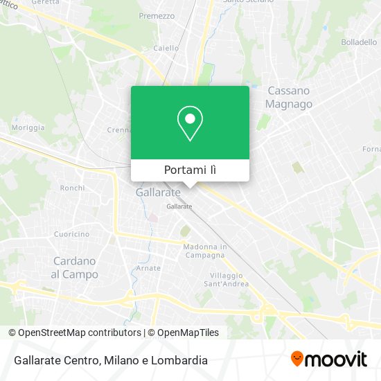 Mappa Gallarate Centro