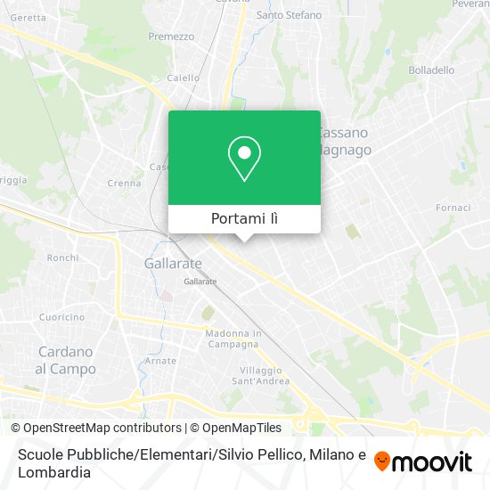 Mappa Scuole Pubbliche / Elementari / Silvio Pellico