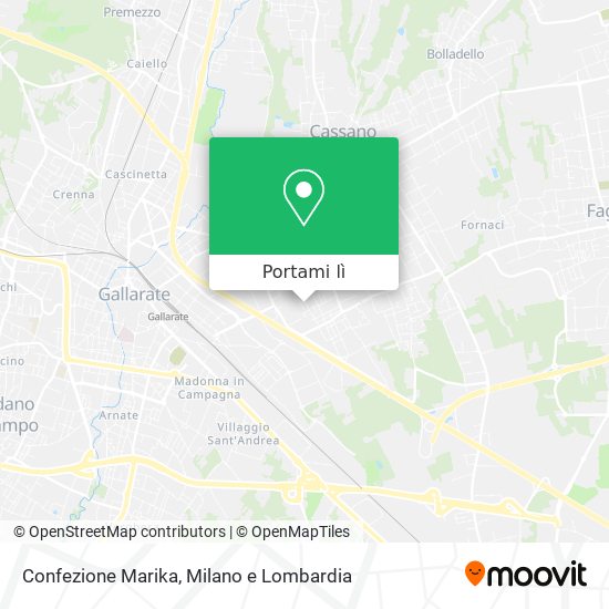 Mappa Confezione Marika