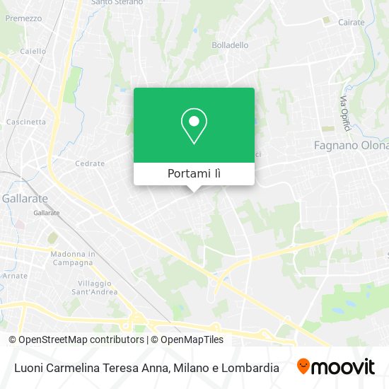Mappa Luoni Carmelina Teresa Anna