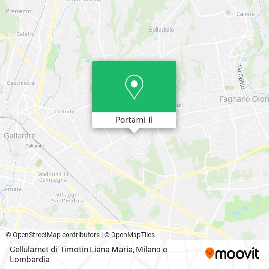 Mappa Cellularnet di Timotin Liana Maria