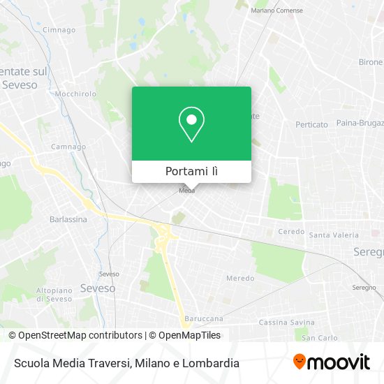Mappa Scuola Media Traversi