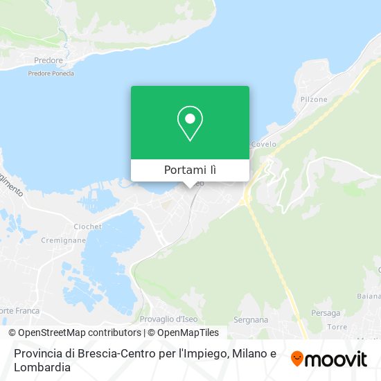 Mappa Provincia di Brescia-Centro per l'Impiego