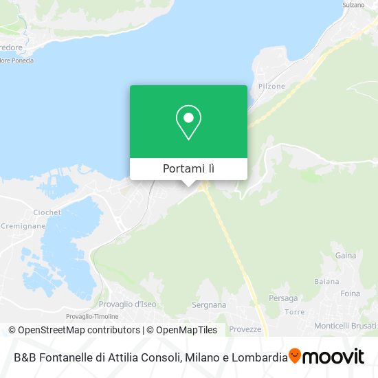 Mappa B&B Fontanelle di Attilia Consoli