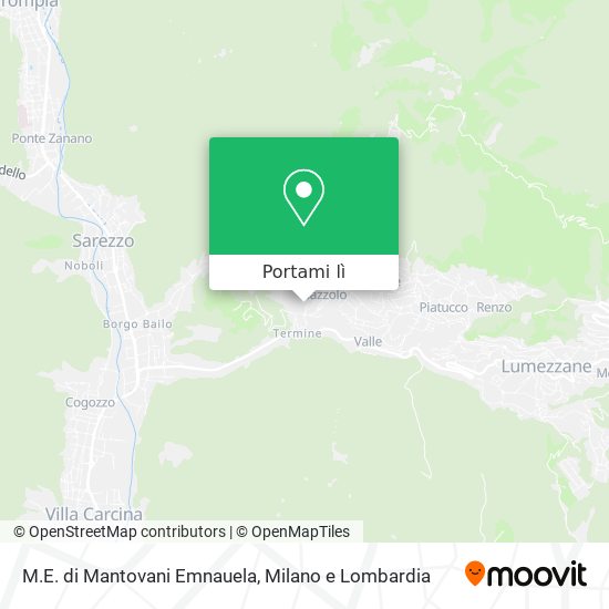 Mappa M.E. di Mantovani Emnauela