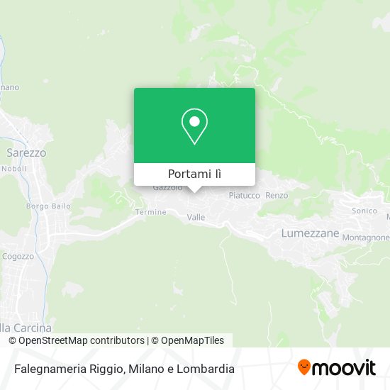 Mappa Falegnameria Riggio