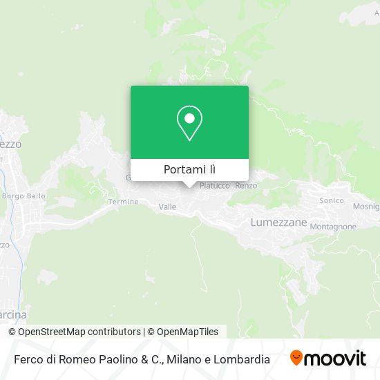 Mappa Ferco di Romeo Paolino & C.