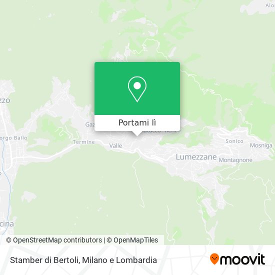 Mappa Stamber di Bertoli