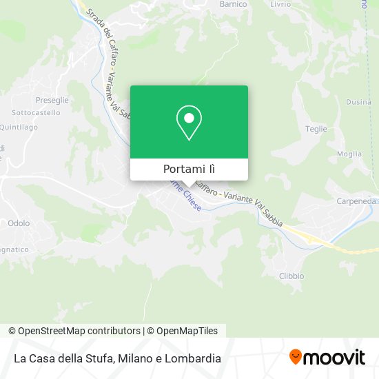 Mappa La Casa della Stufa