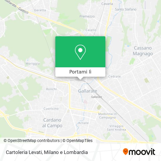 Mappa Cartoleria Levati