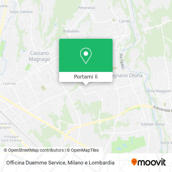 Mappa Officina Duemme Service